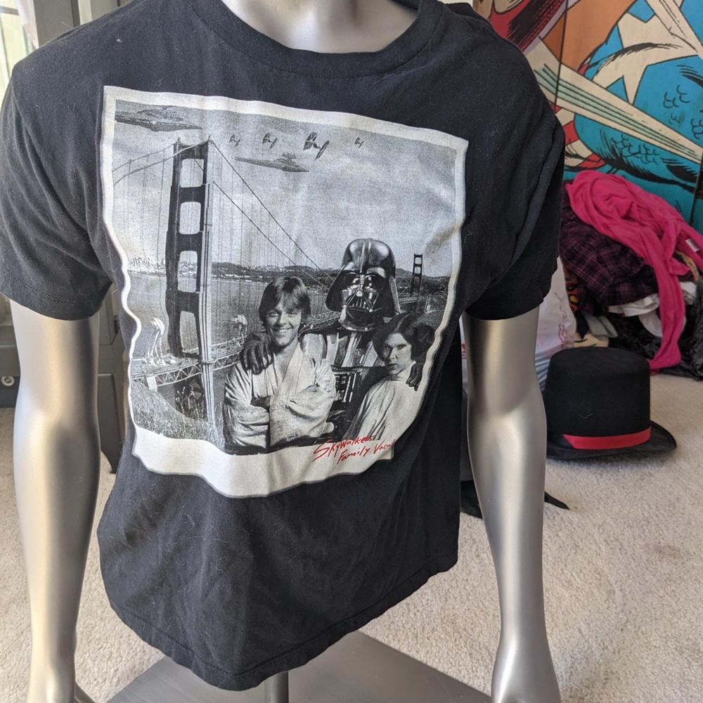 Kids Unisex Star Wars Shirt Fifth Sun Black Sz S Small Graphic Very Nice Skywalk